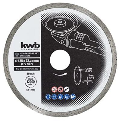 KWB  - Disque Diamant White Line 125 &Agrave; Jante Continue