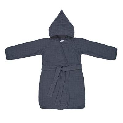 LASSIG L&auml;ssig 1312013401-36 Muslin Bathrobe navy, 24-36 months, blau, 240 g
