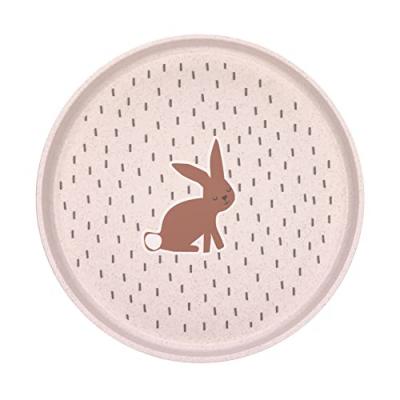 LASSIG Assiette plate Little Forest Lapin rose