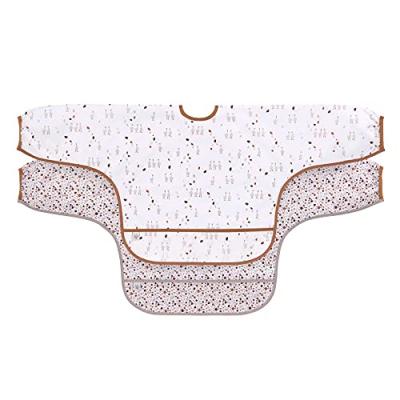 LASSIG L&auml;ssig bavoir &agrave; manches longues tiny farmer goose 2 pcs EYBY967-BR