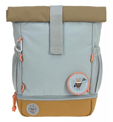 LASSIG L&Auml;SSIG Sac &agrave; dos enfant Mini Rolltop Backpack, Nature light blue