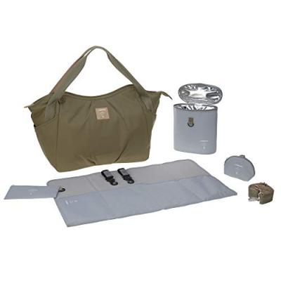 LASSIG L&auml;ssig sac &agrave; langer green label twin bag triangle olive EYTR513-OG