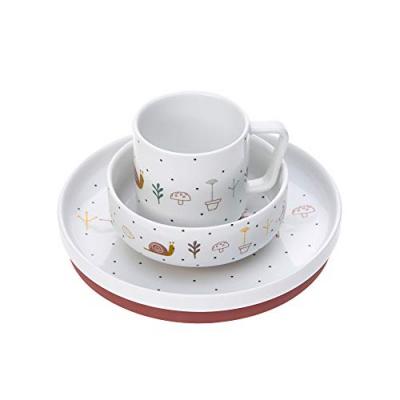 LASSIG L&Auml;SSIG Set de vaisselle pour enfants Garden Explore r Snail