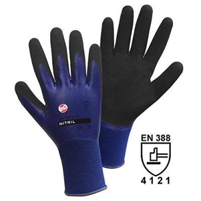 L+D  Nitril Aqua 1169-M Nylon Gants de travail Taille: 8, M EN 388 CAT II 1 pc(s)