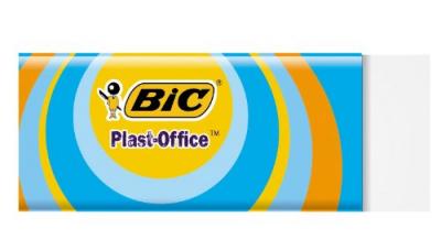 BIC  gomme plastique Plast-Office, pr&eacute;sentoir de comptoir