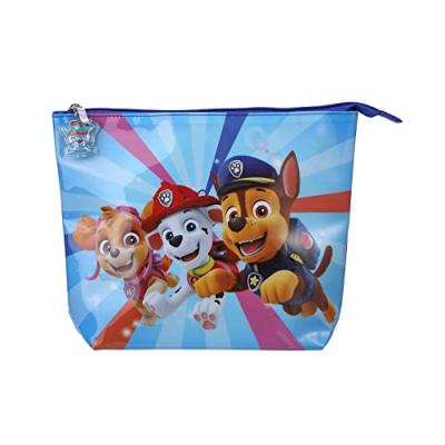PAW PATROL Trousse de toilette - Pat Patrouille - Enfant - Grand format - Rouge/blanc