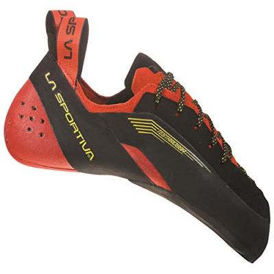 LA SPORTIVA  - Testarossa - Chaussons d'escalade taille 39, noir/rouge