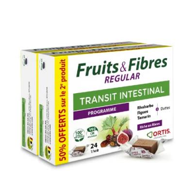 ORTIS Fruits & Fibres Transit Regular 2x24 Cubes A Macher 