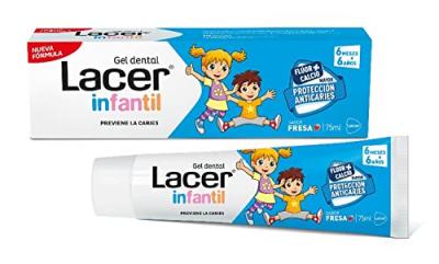 LACER  Dentifrice junior 75 ml + verre 75 ml