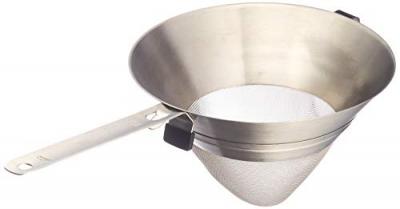LACOR  60323 Passoire Chinois Toile M&eacute;tallique 22 cm, Gris (Argent)