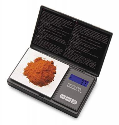 LACOR Balance De Poche Port&eacute;e 650g Pr&eacute;cision 0.1gramme Noire