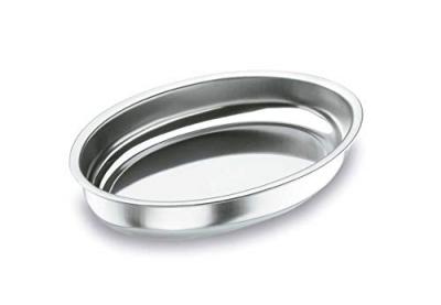 LACOR  - Plat &agrave; Gratin Ovale - 350 x 240 mm - Argent / Inox