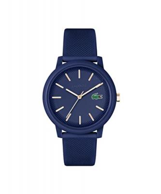 LACOSTE  Montre Analogique &agrave; Quartz pour Homme avec Bracelet en Silicone Bleu Marin - 2011234