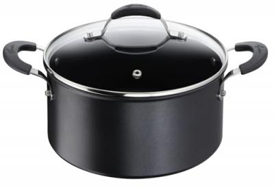 LAGOSTINA Tempra titanium ptfe faitout 20cm+cv  12165031220 - noir