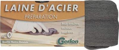 GERLON Laine d'acier de pr&eacute;paration  N&deg;0, 200 g