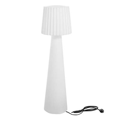 LUMISKY Lampadaire ext filaire LADY W110 Blanc Poly&eacute;thyl&egrave;ne H110CM