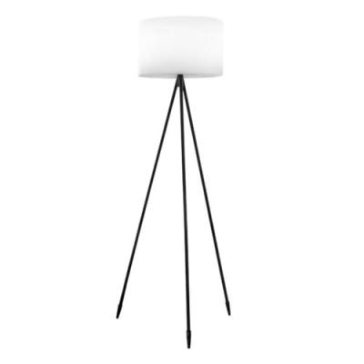 LUMISKY Lampadaire ext&eacute;rieur sans fil TAMBOURY Blanc Polypropyl&egrave;ne H150CM