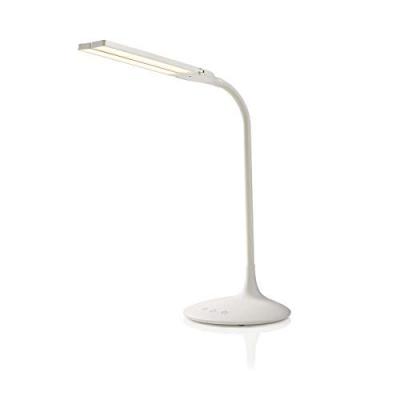 NEDIS Lampe LED de bureau - Variable - 280 lm - Rechargeables - Fonction tactile - Blanc