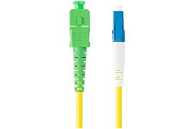 LANBERG Cable A Fibre Optique 2 M  Mono Lc/upc-sc/apc Simplex G657a1 Lszh Jaune