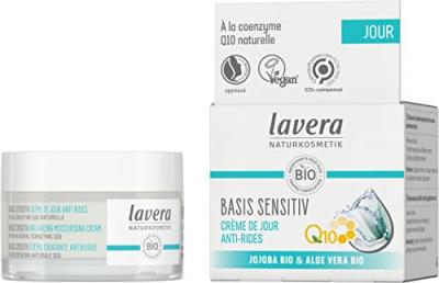 LAVERA Cr&egrave;me de Jour anti rides &agrave; la coenzyme Q10 Basis Sensitiv 