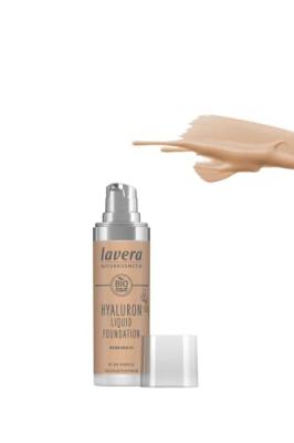 LAVERA Fond de Teint Liquide Acide Hyaluronique -  Warm Nude 03