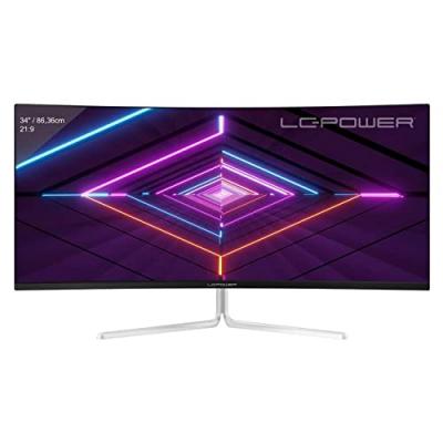 LC POWER LC-Power LC-M34-UWQHD-100-C-V3 34"" LCD UltraWide Quad HD 6 ms Blanc