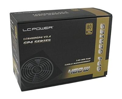 LC POWER LC-Power LC6460GP4 V2.4 unit&eacute; d'alimentation d'&eacute;nergie 460 W 20+4 pin ATX ATX Noir