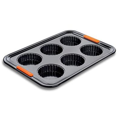 LE CREUSET Moule &agrave; tartelettes P&acirc;tiliss Gris 