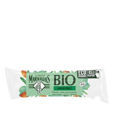 LE PETIT MARSEILLAIS Eco recharge cr&egrave;me douche bio amande douce