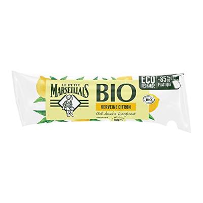 LE PETIT MARSEILLAIS Recharge gel douche bio energisant, verveine citron