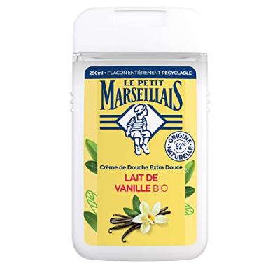 LE PETIT MARSEILLAIS  Cr&egrave;me de douche extra Doux Lait 250ml