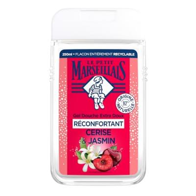LE PETIT MARSEILLAIS  Gel Douche Extra Doux R&eacute;confortant Cerise & Jasmin 250 ml 