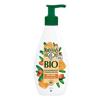 LE PETIT MARSEILLAIS  Lait Corps Hydratant BIO Miel Argan, 250 ml