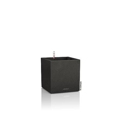 LECHUZA  jardini&egrave;re canto stone 30 low all-in-one noir graphite