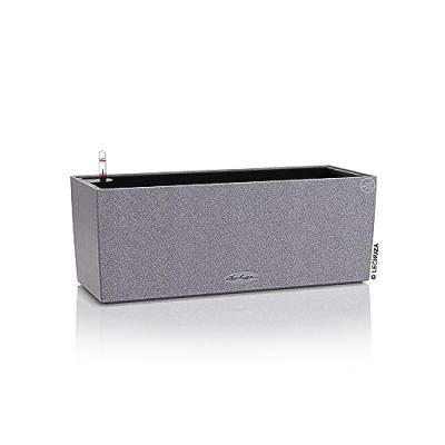 LECHUZA Jardini&egrave;re  Balconera Stone L50 H19 cm gris pierre