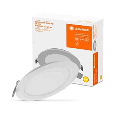 LEDVANCE  Downlight LED Comfort DN105 6W 420lm 120D - 830 Blanc Chaud | 118mm