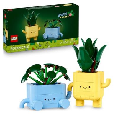 LEGO Botanicals Happy Plants Home Decor Building Set 10349