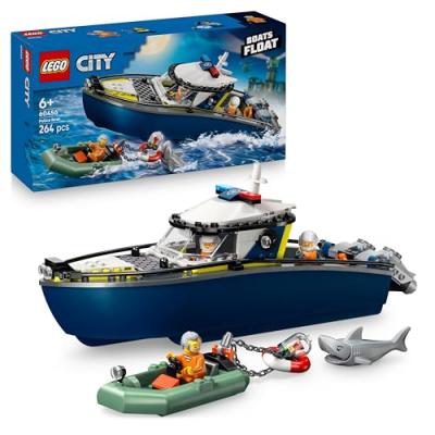 LEGO City Police Boat Chase Toy with a Speedboat 60456