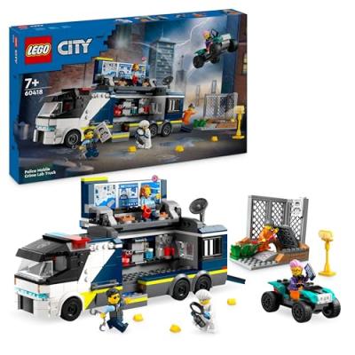LEGO&reg; City 60418 Le laboratoire de police scientifique mobile