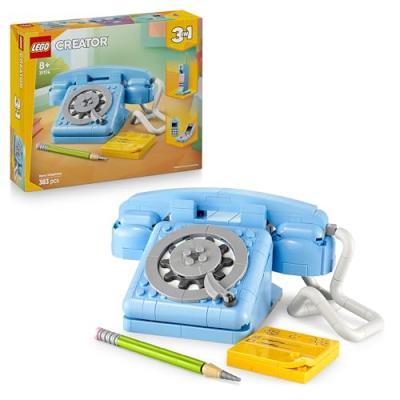 LEGO Creator 3in1 Retro Telephone Building Toy Set 31174