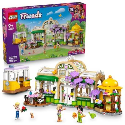 LEGO&reg; Friends Plant Caf&eacute; & Flower Shop Building Kit Pretend-Play Set 42671
