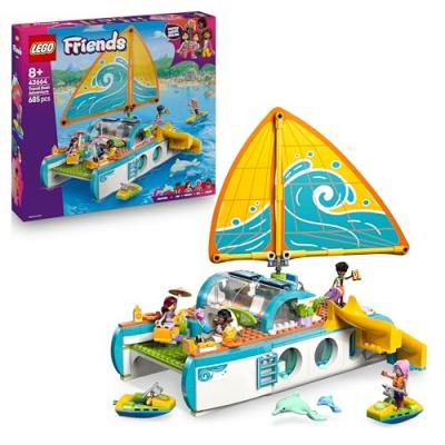 LEGO&reg; Friends Travel Boat Adventure Building Kit Role-Play Toy 42664