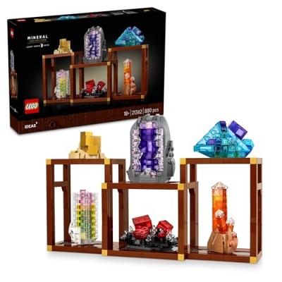 LEGO Ideas 21362 Collection de Min&eacute;raux - Set de Construction pour Adulte - D&eacute;coration 