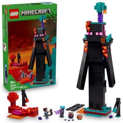 LEGO&reg; Minecraft&reg; The Enderman Tower Toy for Kids, Gamer Gift 21279