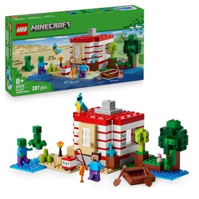 LEGO&reg; Minecraft&reg; The TNT Jungle House, Video Game Collectible Toy 21275