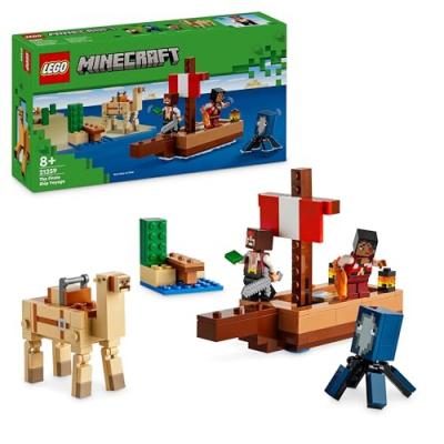 LEGO&reg; Minecraft&reg; 21259 Le voyage du bateau pirate 