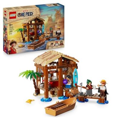 LEGO&reg; ONE PIECE Windmill Village Hut Building Kit 75636