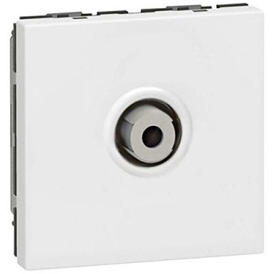 LEGRAND  078780 Mosaic T&eacute;l&eacute;vision Prise, Type F, 2 Modules, Blanc