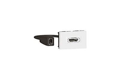 LEGRAND  - Prise hdmi Type a 2 Modules Mosaic - Blanc - 078979L