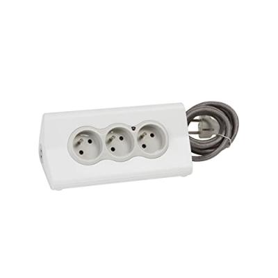 LEGRAND Rallonge multiprise 3x2P+T + 2 USB Type-A 2.4A et support tablette